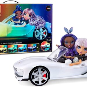 Rainbow High Автомобиль-кабриолет со сменой цвета