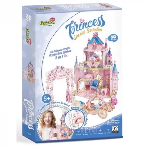 3D Паззл CubicFun Замок принцессы с садом (E1623h)
